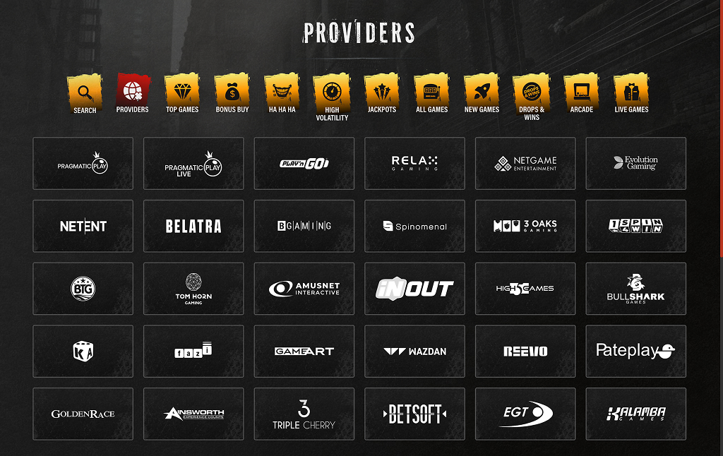 Jokery Casino Game Providers