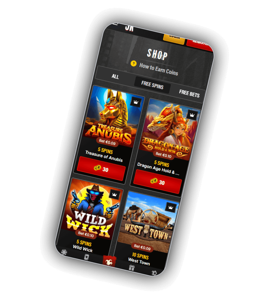 Jokery Casino Bonus Shop