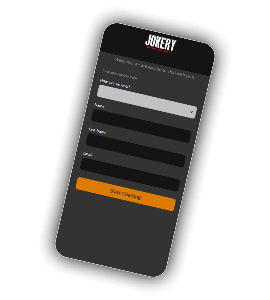 Jokery Casino Conact Us