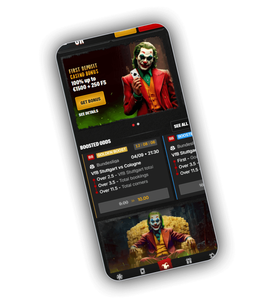 Jokery Casino Interface